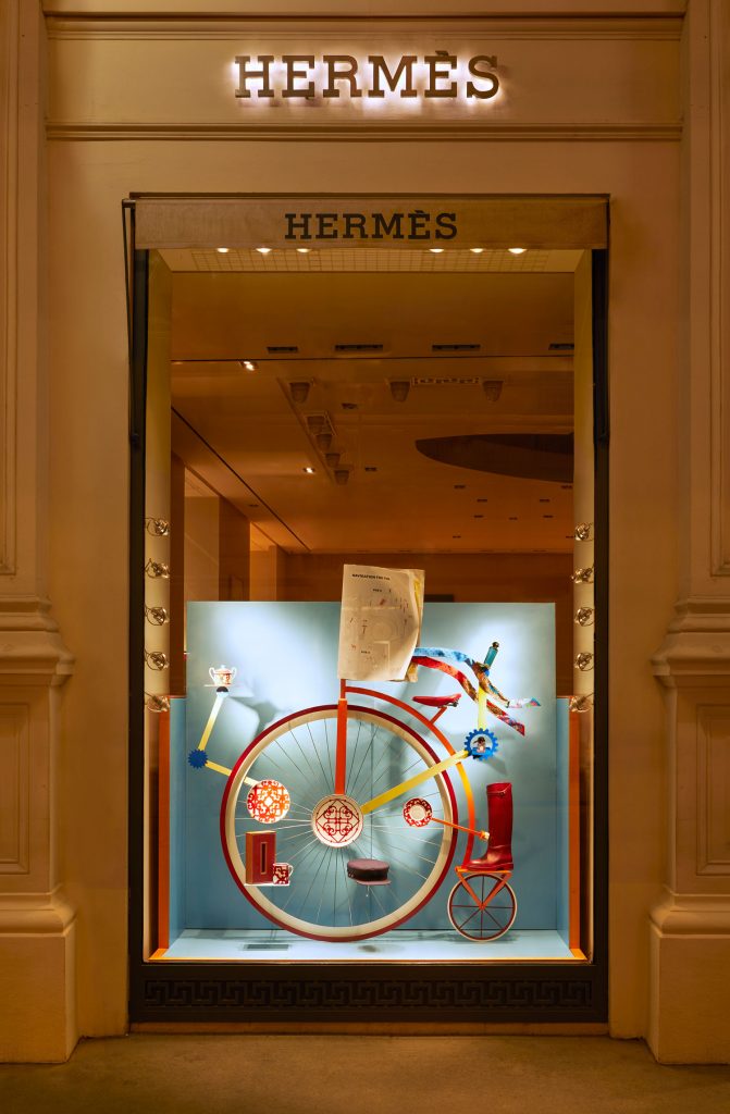 hermès schaufenster design - www.cest-design.at